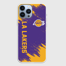 Чехол для iPhone 13 Pro Max с принтом LA LAKERS в Санкт-Петербурге,  |  | Тематика изображения на принте: america | basketball | kobe bryant | la | la lakers | lakers | los angeles lakers | nba | usa | баскетбол | кобе брайант | лос анджелес лейкерс | нба | сша