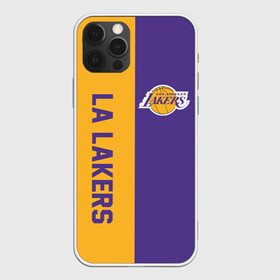 Чехол для iPhone 12 Pro с принтом LA LAKERS в Санкт-Петербурге, силикон | область печати: задняя сторона чехла, без боковых панелей | america | basketball | kobe bryant | la | la lakers | lakers | los angeles lakers | nba | usa | баскетбол | кобе брайант | лос анджелес лейкерс | нба | сша