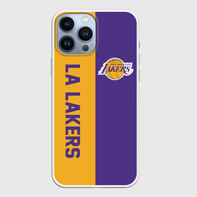 Чехол для iPhone 13 Pro Max с принтом LA LAKERS в Санкт-Петербурге,  |  | Тематика изображения на принте: america | basketball | kobe bryant | la | la lakers | lakers | los angeles lakers | nba | usa | баскетбол | кобе брайант | лос анджелес лейкерс | нба | сша