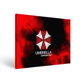 Холст прямоугольный с принтом UMBRELLA CORP в Санкт-Петербурге, 100% ПВХ |  | biohazard | biohazard 7 | crocodile | fang | game | hand | monster | new umbrella | resident evil | resident evil 7 | umbrella | umbrella corp | umbrella corporation | zombie | обитель