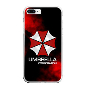 Чехол для iPhone 7Plus/8 Plus матовый с принтом UMBRELLA CORP в Санкт-Петербурге, Силикон | Область печати: задняя сторона чехла, без боковых панелей | biohazard | biohazard 7 | crocodile | fang | game | hand | monster | new umbrella | resident evil | resident evil 7 | umbrella | umbrella corp | umbrella corporation | zombie | обитель