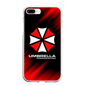 Чехол для iPhone 7Plus/8 Plus матовый с принтом Umbrella Corporation в Санкт-Петербурге, Силикон | Область печати: задняя сторона чехла, без боковых панелей | corp | corporation | resident evil | umbrella | umbrella corporation | зомби апокалипсис | зонт | игра