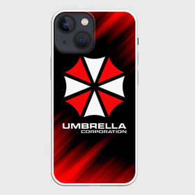 Чехол для iPhone 13 mini с принтом Umbrella Corporation в Санкт-Петербурге,  |  | corp | corporation | resident evil | umbrella | umbrella corporation | зомби апокалипсис | зонт | игра