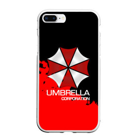 Чехол для iPhone 7Plus/8 Plus матовый с принтом UMBRELLA CORP в Санкт-Петербурге, Силикон | Область печати: задняя сторона чехла, без боковых панелей | biohazard | biohazard 7 | crocodile | fang | game | hand | monster | new umbrella | resident evil | resident evil 7 | umbrella | umbrella corp | umbrella corporation | zombie | обитель