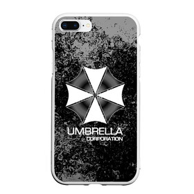 Чехол для iPhone 7Plus/8 Plus матовый с принтом UMBRELLA CORP в Санкт-Петербурге, Силикон | Область печати: задняя сторона чехла, без боковых панелей | biohazard | biohazard 7 | crocodile | fang | game | hand | monster | new umbrella | resident evil | resident evil 7 | umbrella | umbrella corp | umbrella corporation | zombie | обитель