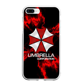 Чехол для iPhone 7Plus/8 Plus матовый с принтом UMBRELLA CORP в Санкт-Петербурге, Силикон | Область печати: задняя сторона чехла, без боковых панелей | biohazard | biohazard 7 | crocodile | fang | game | hand | monster | new umbrella | resident evil | resident evil 7 | umbrella | umbrella corp | umbrella corporation | zombie | обитель