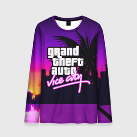 Мужской лонгслив 3D с принтом GTA:VICE CITY в Санкт-Петербурге, 100% полиэстер | длинные рукава, круглый вырез горловины, полуприлегающий силуэт | grand theft auto 2 | grand theft auto 3 | grand theft auto v | grand theft auto: san andreas | grand theft auto: vice city | gta 1 | gta 2 | gta 3 | gta 4 | gta 5 | gta online | gta v | город | игры