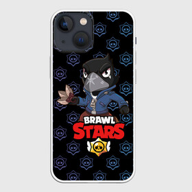 Чехол для iPhone 13 mini с принтом BRAWL STARS CROW. в Санкт-Петербурге,  |  | bea | bibi | brawl stars | colt | crow | el brown | leon | leon shark | max | nita | sally leon | shark | акула | беа | берли | биби | бравл старс | браун | ворон | кольт | леон | леон акула | макс | нита | шелли