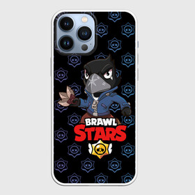 Чехол для iPhone 13 Pro Max с принтом BRAWL STARS CROW. в Санкт-Петербурге,  |  | Тематика изображения на принте: bea | bibi | brawl stars | colt | crow | el brown | leon | leon shark | max | nita | sally leon | shark | акула | беа | берли | биби | бравл старс | браун | ворон | кольт | леон | леон акула | макс | нита | шелли