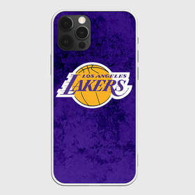 Чехол для iPhone 12 Pro с принтом LA LAKERS в Санкт-Петербурге, силикон | область печати: задняя сторона чехла, без боковых панелей | america | basketball | kobe bryant | la | la lakers | lakers | los angeles lakers | nba | usa | баскетбол | кобе брайант | лос анджелес лейкерс | нба | сша