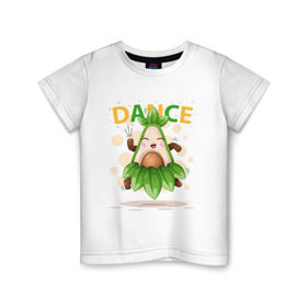 Детская футболка хлопок с принтом АВОКАДО в Санкт-Петербурге, 100% хлопок | круглый вырез горловины, полуприлегающий силуэт, длина до линии бедер | avocado | character | cute pictures | exotic | fruit | nut | vegan | vegetables | vegetarian | авокадо | веган | вегетарианец | милые картинки | овощи | орех | персонаж | фрукты | экзотика