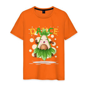 Мужская футболка хлопок с принтом АВОКАДО в Санкт-Петербурге, 100% хлопок | прямой крой, круглый вырез горловины, длина до линии бедер, слегка спущенное плечо. | avocado | character | cute pictures | exotic | fruit | nut | vegan | vegetables | vegetarian | авокадо | веган | вегетарианец | милые картинки | овощи | орех | персонаж | фрукты | экзотика
