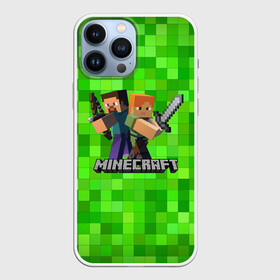 Чехол для iPhone 13 Pro Max с принтом MINECRAFT в Санкт-Петербурге,  |  | block | creeper | cube | minecraft | pixel | блок | геометрия | крафт | крипер | кубики | майнкрафт | пиксели