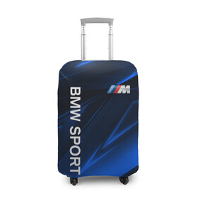 Чехол для чемодана 3D с принтом BMW / БМВ в Санкт-Петербурге, 86% полиэфир, 14% спандекс | двустороннее нанесение принта, прорези для ручек и колес | bmw | bmw performance | m | motorsport | performance | бмв | моторспорт
