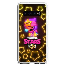 Чехол для Samsung Galaxy S10 с принтом Brawl Stars Sandy в Санкт-Петербурге, Силикон | Область печати: задняя сторона чехла, без боковых панелей | bea | bo | brawl stars | crow | dynamike | gt max | gt макс | max | mortis | sakura | sally leon | sally леон | sandy | sendy | sleepy sandy | spike | беа | бо | бравл | бравл старс | динамайк | дэррил | звёзды | кроу | леон. leon | макс | меха бо | меха 