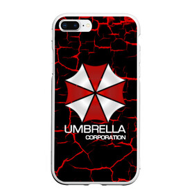 Чехол для iPhone 7Plus/8 Plus матовый с принтом UMBRELLA CORP в Санкт-Петербурге, Силикон | Область печати: задняя сторона чехла, без боковых панелей | biohazard | biohazard 7 | crocodile | fang | game | hand | monster | new umbrella | resident evil | resident evil 7 | umbrella | umbrella corp | umbrella corporation | zombie | обитель