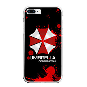 Чехол для iPhone 7Plus/8 Plus матовый с принтом UMBRELLA CORP в Санкт-Петербурге, Силикон | Область печати: задняя сторона чехла, без боковых панелей | biohazard | biohazard 7 | crocodile | fang | game | hand | monster | new umbrella | resident evil | resident evil 7 | umbrella | umbrella corp | umbrella corporation | zombie | обитель