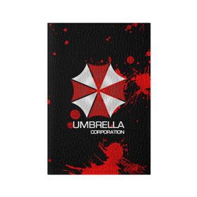 Обложка для паспорта матовая кожа с принтом UMBRELLA CORP в Санкт-Петербурге, натуральная матовая кожа | размер 19,3 х 13,7 см; прозрачные пластиковые крепления | biohazard | biohazard 7 | crocodile | fang | game | hand | monster | new umbrella | resident evil | resident evil 7 | umbrella | umbrella corp | umbrella corporation | zombie | обитель