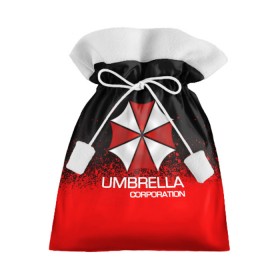 Подарочный 3D мешок с принтом UMBRELLA CORP в Санкт-Петербурге, 100% полиэстер | Размер: 29*39 см | Тематика изображения на принте: 