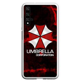 Чехол для Honor 20 с принтом UMBRELLA CORP в Санкт-Петербурге, Силикон | Область печати: задняя сторона чехла, без боковых панелей | biohazard | biohazard 7 | crocodile | fang | game | hand | monster | new umbrella | resident evil | resident evil 7 | umbrella | umbrella corp | umbrella corporation | zombie | обитель