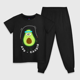 Детская пижама хлопок с принтом Авокадо в Санкт-Петербурге, 100% хлопок |  брюки и футболка прямого кроя, без карманов, на брюках мягкая резинка на поясе и по низу штанин
 | авокадо | веган | еда блогеров | мемы | минимализм | прикольные картинки | прикольные надписи | растение | смешное авокадо | фрукт