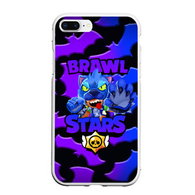 Чехол для iPhone 7Plus/8 Plus матовый с принтом BRAWL STARS LEON WOLF BAT в Санкт-Петербурге, Силикон | Область печати: задняя сторона чехла, без боковых панелей | 8 | 8bit | bit | brawl | brawlstars | crow | leon | leonskin | max | mr p | sally | virus | бит | бравл | игра | леон | макс | молнии | мультик | пламя | старc | старз