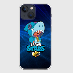 Чехол для iPhone 13 mini с принтом Brawl stars leon shark в Санкт-Петербурге,  |  | bea | bib | brawl stars | crow | el brown | leon | max | nita | sally leon | shark | акула | биа | биби | бравл старс | ворон | игра | леон | макс | нита | оборотень | салли леон | сэлли леон | шарк | эл браун