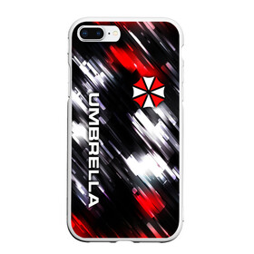 Чехол для iPhone 7Plus/8 Plus матовый с принтом UMBRELLA CORPORATION в Санкт-Петербурге, Силикон | Область печати: задняя сторона чехла, без боковых панелей | corp | corporation | resident evil | umbrella | umbrella corporation | зомби апокалипсис | зонт | игра