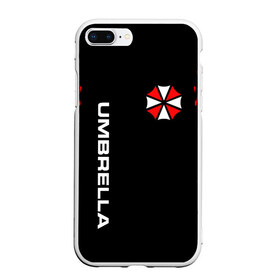 Чехол для iPhone 7Plus/8 Plus матовый с принтом UMBRELLA CORPORATION в Санкт-Петербурге, Силикон | Область печати: задняя сторона чехла, без боковых панелей | corp | corporation | resident evil | umbrella | umbrella corporation | зомби апокалипсис | зонт | игра