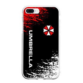 Чехол для iPhone 7Plus/8 Plus матовый с принтом UMBRELLA CORPORATION в Санкт-Петербурге, Силикон | Область печати: задняя сторона чехла, без боковых панелей | corp | corporation | resident evil | umbrella | umbrella corporation | зомби апокалипсис | зонт | игра