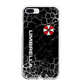 Чехол для iPhone 7Plus/8 Plus матовый с принтом UMBRELLA CORPORATION в Санкт-Петербурге, Силикон | Область печати: задняя сторона чехла, без боковых панелей | corp | corporation | resident evil | umbrella | umbrella corporation | зомби апокалипсис | зонт | игра