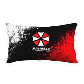 Подушка 3D антистресс с принтом UMBRELLA CORPORATION. в Санкт-Петербурге, наволочка — 100% полиэстер, наполнитель — вспененный полистирол | состоит из подушки и наволочки на молнии | corp | corporation | resident evil | umbrella | umbrella corporation | зомби апокалипсис | зонт | игра