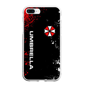 Чехол для iPhone 7Plus/8 Plus матовый с принтом UMBRELLA CORPORATION в Санкт-Петербурге, Силикон | Область печати: задняя сторона чехла, без боковых панелей | corp | corporation | resident evil | umbrella | umbrella corporation | зомби апокалипсис | зонт | игра