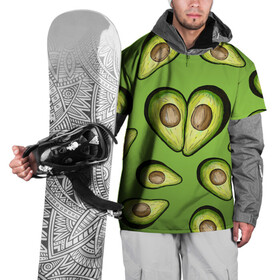 Накидка на куртку 3D с принтом Люблю авокадо в Санкт-Петербурге, 100% полиэстер |  | food | green | vegetarian | вегетарианец | влюбленность | влюбленные | вместе навсегда | девушке | здоровый | здоровый образ жизни | зелень | кружка | любимая | любимый | люблю | май | натуральный