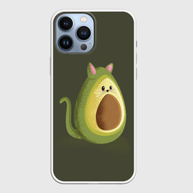 Чехол для iPhone 13 Pro Max с принтом AVOCATO в Санкт-Петербурге,  |  | avocado | avocato | avogato | cat | cats | авокадо | авокато | авокот | картинка | картинки | кот | коте | котэ | прикольная | прикольные