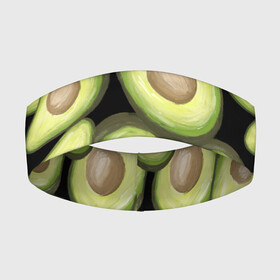 Повязка на голову 3D с принтом Avocado background в Санкт-Петербурге,  |  | food | green | vegan | vegetarian | веган | вегетарианец | диета | здоровое питание | здоровый | здоровый образ жизни | зеленый | зож | кружка | майка | натуральный | овощи | платье | плед | подушка | полезный