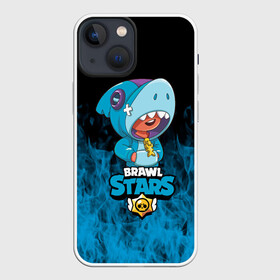 Чехол для iPhone 13 mini с принтом Brawl stars leon shark в Санкт-Петербурге,  |  | bea | bib | brawl stars | crow | el brown | leon | max | nita | sally leon | shark | акула | биа | биби | бравл старс | ворон | игра | леон | макс | нита | оборотень | салли леон | сэлли леон | шарк | эл браун