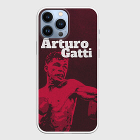 Чехол для iPhone 13 Pro Max с принтом Arturo Gatti в Санкт-Петербурге,  |  | Тематика изображения на принте: arturo gatti | arturo thunder gatti | gatti | thunder | артуро гатти | гатти