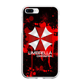 Чехол для iPhone 7Plus/8 Plus матовый с принтом UMBRELLA CORP в Санкт-Петербурге, Силикон | Область печати: задняя сторона чехла, без боковых панелей | biohazard | biohazard 7 | crocodile | fang | game | hand | monster | new umbrella | resident evil | resident evil 7 | umbrella | umbrella corp | umbrella corporation | zombie | обитель