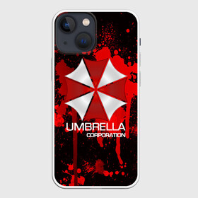 Чехол для iPhone 13 mini с принтом UMBRELLA CORP в Санкт-Петербурге,  |  | biohazard | biohazard 7 | crocodile | fang | game | hand | monster | new umbrella | resident evil | resident evil 7 | umbrella | umbrella corp | umbrella corporation | zombie | обитель