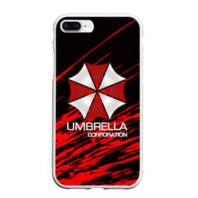 Чехол для iPhone 7Plus/8 Plus матовый с принтом UMBRELLA CORP в Санкт-Петербурге, Силикон | Область печати: задняя сторона чехла, без боковых панелей | biohazard | biohazard 7 | crocodile | fang | game | hand | monster | new umbrella | resident evil | resident evil 7 | umbrella | umbrella corp | umbrella corporation | zombie | обитель