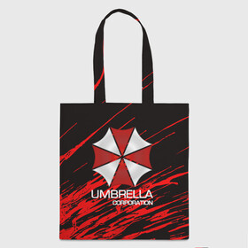 Шоппер 3D с принтом UMBRELLA CORP в Санкт-Петербурге, 100% полиэстер | Плотность: 200 г/м2; Размер: 34×35 см; Высота лямок: 30 см | biohazard | biohazard 7 | crocodile | fang | game | hand | monster | new umbrella | resident evil | resident evil 7 | umbrella | umbrella corp | umbrella corporation | zombie | обитель