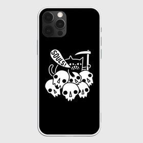 Чехол для iPhone 12 Pro Max с принтом Котик в Санкт-Петербурге, Силикон |  | animal | cat | evil | halloween | meme | skull | soul | душа | животное | животные | зло | зубы | коса | кот | кот мем | котенок | кошка | лапки | мем | прикол | скелет | хэллоуин | череп