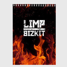 Скетчбук с принтом LIMP BIZKIT в Санкт-Петербурге, 100% бумага
 | 48 листов, плотность листов — 100 г/м2, плотность картонной обложки — 250 г/м2. Листы скреплены сверху удобной пружинной спиралью | Тематика изображения на принте: dj lethal | limp bizkit | rock | джон отто | лимп бизкит | майк смит | музыка | роб уотерс | рок | сэм риверс | терри бальзамо | уэс борланд | фред дёрст