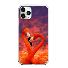 Чехол для iPhone 11 Pro матовый с принтом Flamingo Love в Санкт-Петербурге, Силикон |  | 14 февраля | 8 марта | валентинов день | верность | влюбленность | влюбленные | вместе | вместе навсегда | девушке | женат | женский день | женский праздник | закат | замужем | кружка | любимая