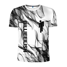 Мужская футболка 3D спортивная с принтом BILLIE EILISH в Санкт-Петербурге, 100% полиэстер с улучшенными характеристиками | приталенный силуэт, круглая горловина, широкие плечи, сужается к линии бедра | be | billie | billie eilish | blohsh | ghoul | билли | билли айлиш