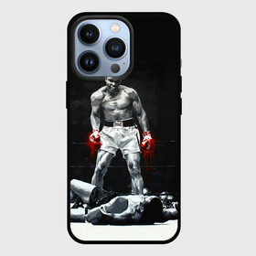 Чехол для iPhone 13 Pro с принтом Muhammad Ali в Санкт-Петербурге,  |  | Тематика изображения на принте: ali | muhammad ali | the greatest | али | бокс | мухамед али | мухаммед али