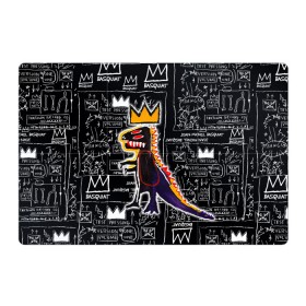 Магнитный плакат 3Х2 с принтом Basquiat Dinosaur в Санкт-Петербурге, Полимерный материал с магнитным слоем | 6 деталей размером 9*9 см | art | louis vuitton | lv