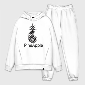 Мужской костюм хлопок OVERSIZE с принтом PineApple в Санкт-Петербурге,  |  | Тематика изображения на принте: apple | pineapple | ананас | фрукт | фрукты | эпл | эппл