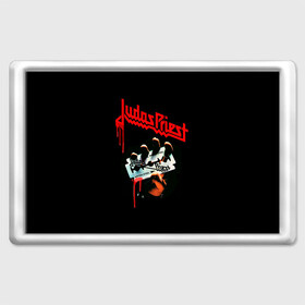 Магнит 45*70 с принтом Judas Priest в Санкт-Петербурге, Пластик | Размер: 78*52 мм; Размер печати: 70*45 | judas | priest | грув метал | группа | рок | хард рок | хеви метал